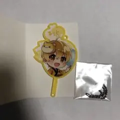 すとぷり　うちわキーホルダー　るぅと