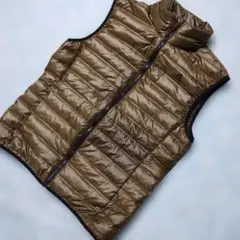 専用 adidas アディダス メンズ L 軽量ダウンベスト カーキ
