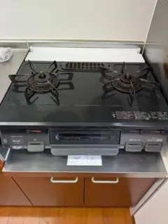 美品リンナイRinnai NTM67BK ガスコンロ 2バーナー黒 - メルカリ