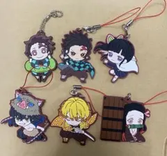 鬼滅の刃 ラバーストラップ キーホルダー