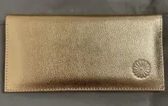 【新品未使用】皇居　長財布　小銭入れ　ゴールド 新品未使用】皇居限定ゴールド長財布＆コインケース(小銭入れ