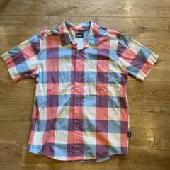 美品patagonia 半袖シャツ M マルチカラー
