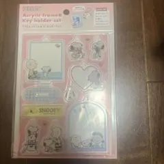 新品⭐︎スヌーピーアクリルフレーム&キーホルダー