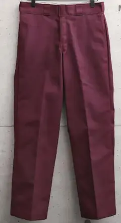 Dickies 90s USA製 874 ワークパンツ ボルドー 32/32