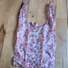 ポール&ジョー エコバッグ 猫 花柄 ピンク 折りたたみ ゼクシィ付録