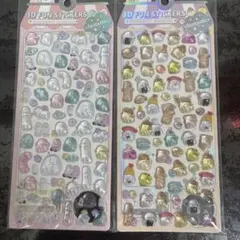 ぷくぷくシール 3D 立体　オバケーヌ　硬いタイプ　　2枚セット