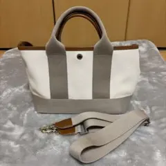 トプカピ　スコッチグレイン　トートバッグ　ショルダーベルト付き