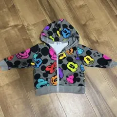 ミッキーマウス フード付きパーカー　80サイズ