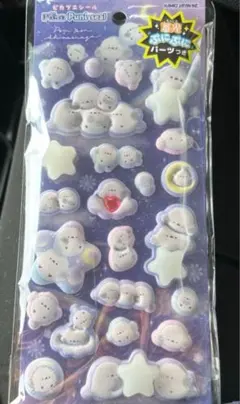 シマエナガ ピカプニシール カミオジャパン ボンボンドロップシール