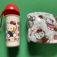 ハローキティ おしぼり&ケース 当時物 レトロ 希少 保育園 幼稚園