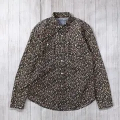 ガイジンメイド/長袖シャツ/花柄/小花柄/シェルボタン/ボーダー柄背抜きのサムネイル