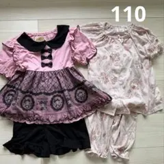 マジョリカ　サンリオ　クロミ　マイメロ　パジャマ　110 100