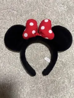 【美品】ミニーマウス 耳カチューシャ