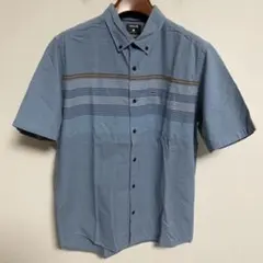 Hurley 半袖シャツ ブルー ストライプ Lのサムネイル