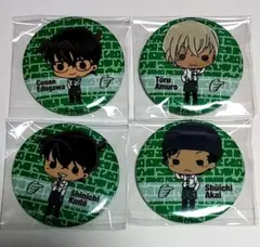 名探偵コナン　東急ハンズ　TINY缶バッジ　4点セット