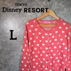 Tokyo Disney Resort カーディガン リンゴ柄 レッド Lのサムネイル