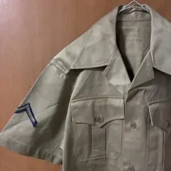 【未使用?】50s USARMY オープンカラーシャツ 実物 デッドストック?のサムネイル
