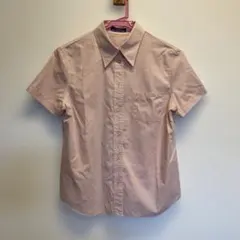 BURBERRY BLUE LABEL 半袖シャツ 38 薄ピンク