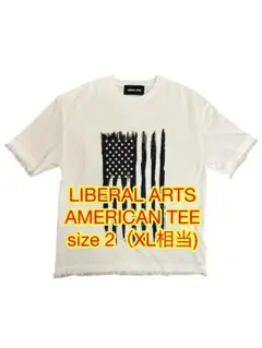 LIBERAL ARTS AMERICAN TEE size 2 (XL相当)