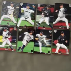 侍ジャパン プロ野球カード 8枚セット 阪神タイガース岩貞祐太選手サイン入り