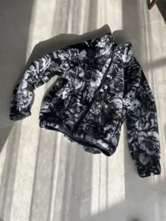 thisisneverthat 花柄フリースジャケット 黒白