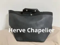 Herve Chapelier★リュクス船型トート★ダブルハンドル黒ブラックのサムネイル