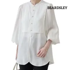 タグ付き　ビアズリー LIVETART 裾フリルブラウス BEARDSLEYビアズリー 裾フリルブラウス BLACK - メルカリ