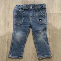 DOUBLE.B デニムパンツ 80サイズ