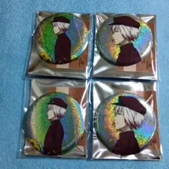 条野採菊　缶バッジ　４個セット　文豪ストレイドッグス　季節の歩み　ver.