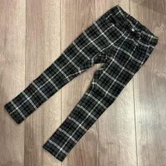 ブランシェス プレミアム　ストレッチ　ツイル　ロング　パンツ　チェック　120