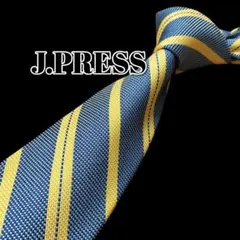 ★J.PRESS★　ジェイプレス　グレー/イエロー系　ストライプのサムネイル