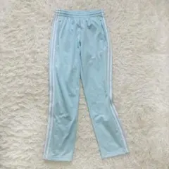 希少カラー✨　アディダス　パンツ　ズボン　ジャージ　Mサイズ　水色のサムネイル