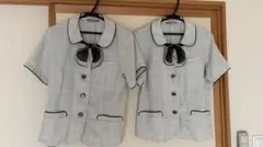 sunpexist　制服　事務服　半袖ブラウス　オーバーブラウス　11号　2枚のサムネイル
