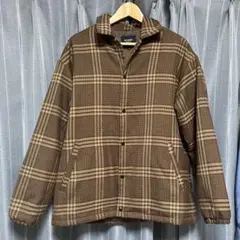BEAMS HEART ブラウンチェックジャケット Sサイズ