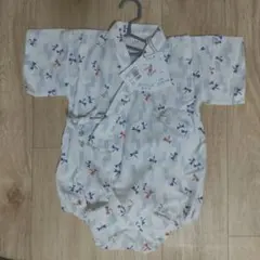 未使用☆ ベビー ロンパース とんぼ柄 和柄 綿100% 70cm 夏 甚平