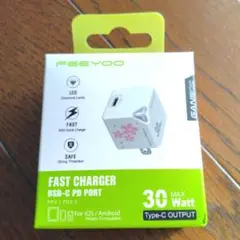 未使用　Feeyoo PD　充電器　30W　type-c ポート