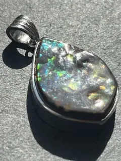 アンモライト　ペンダントトップ　silver925