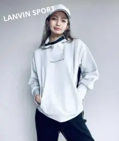 美品♡LANVIN SPORT プルオーバー フード パーカー♡GOLF 42
