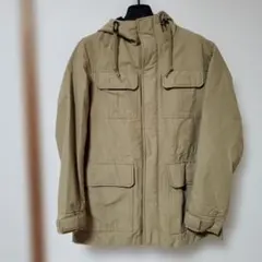 【UNIQLO】マウンテンパーカー　ベージュ　メンズ　Sサイズ