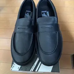 vans skate loafer black
