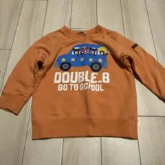 DOUBLE.B トレーナー 90cm オレンジ