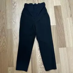 ユニクロ　スマートアンクルマタニティパンツ Sサイズ　ブラック　裾上げ済み