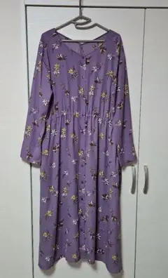 美品　LEPSIM　2WAY花柄ロングワンピース