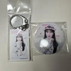 櫻坂46 村井優 JR東日本 コラボ 駅名標風キーホルダー 缶バッジ セット 1