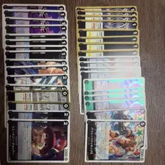 せ*や様 ワンピースカードゲーム　ブルック緑黒　麦わらの一味　デッキパーツ