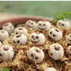 ジャック・オー・ランタン風置物セット　20個セット　ハロウィン　パンプキン
