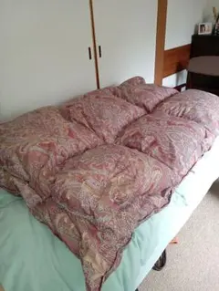 ペイズリー柄 羽毛掛け布団　シングル
