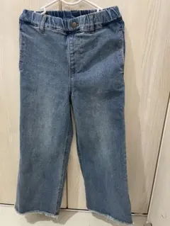 coca ライトブルー ワイドパンツ ゴムウエスト 130