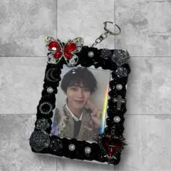 ホイップデコ トレカケース 黒×赤