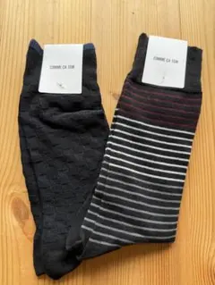 新品COMME CA ISM メンズソックス 2足セットのサムネイル